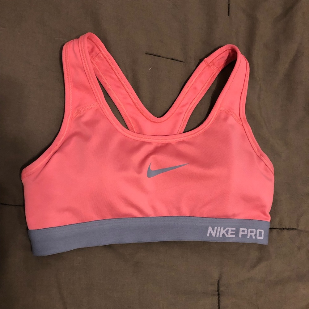 Nike Pro Dri-fit pink sports bra - XS
